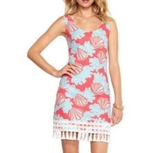 Lilly Pulitzer Thompson Mini Shift Dress in Watermelon Coralina